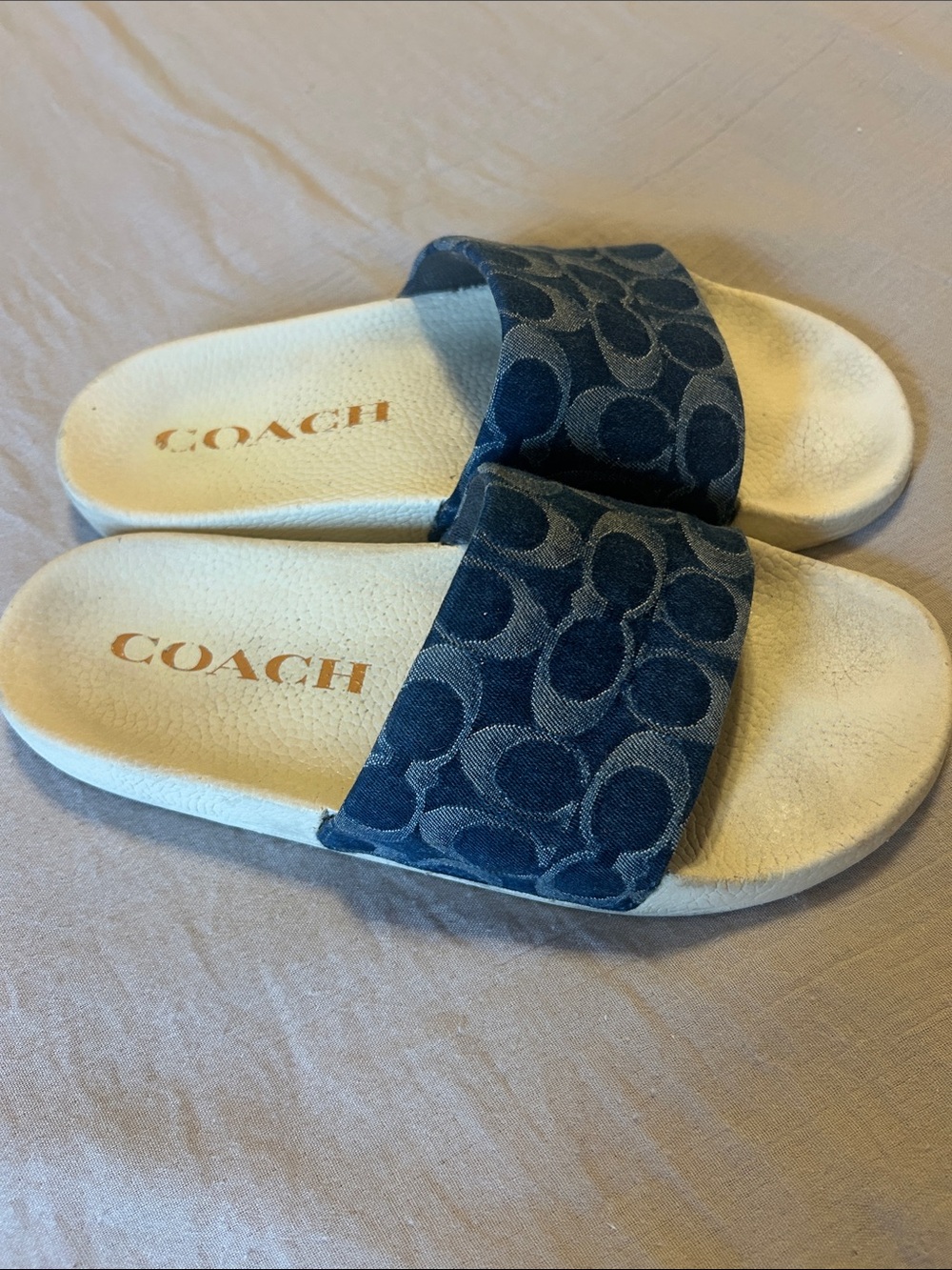 Coach jeans sandals-Sz 8 - Picture 2 of 9